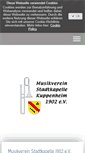 Mobile Screenshot of musikverein-kuppenheim.de